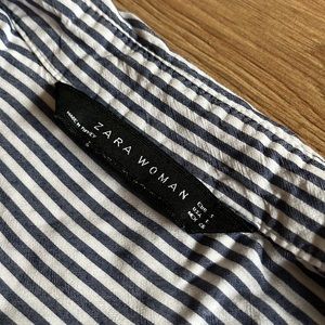Blue button down